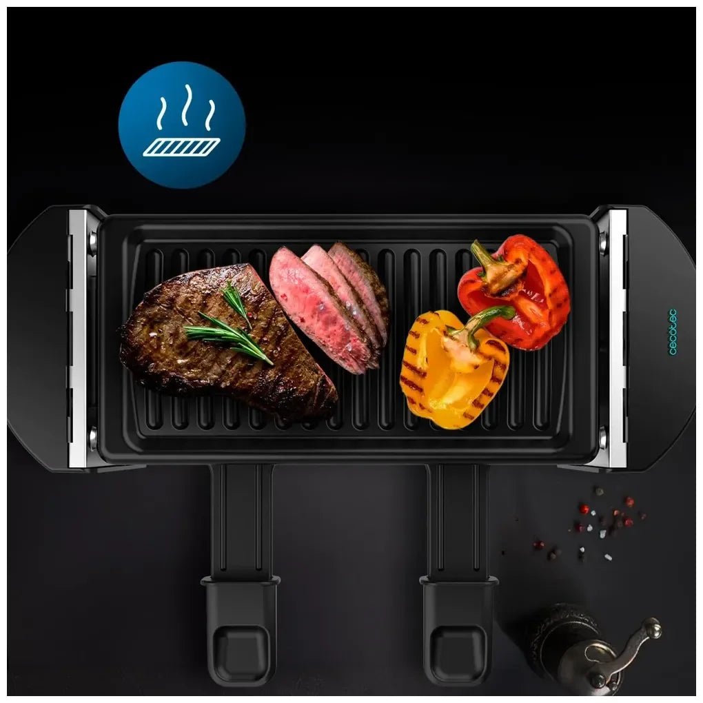 Máquina de Raclette Compacta 320W: Disfruta de Comidas Saludables y Creativas de Cecotec 6