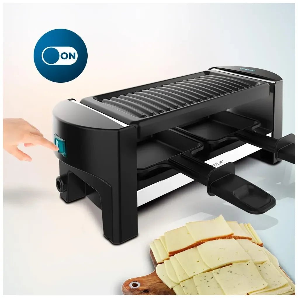 Máquina de Raclette Compacta 320W: Disfruta de Comidas Saludables y Creativas de Cecotec 9