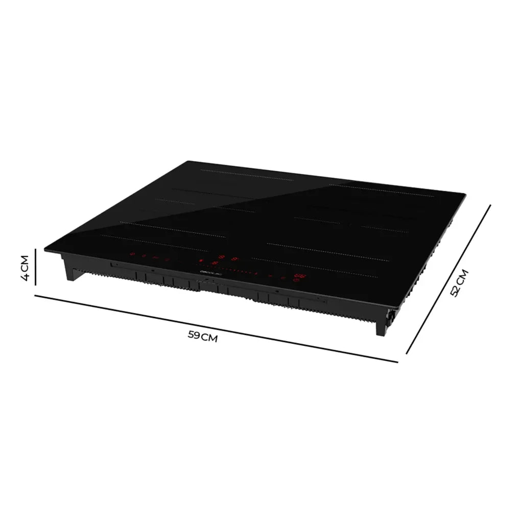 Placa de Inducción Avanzada con Bridge Zone y Control Táctil Preciso de Cecotec 3