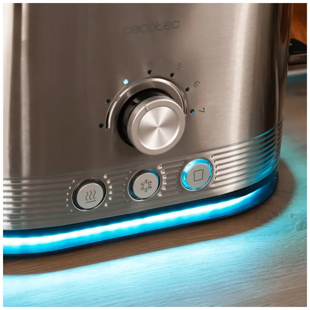 Tostador Shine&Toast Double: Eficiencia y Estilo en Acero Inoxidable para tu Cocina de Cecotec 11