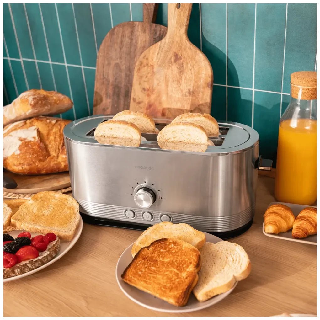 Tostador Shine&Toast: Eficiencia y Estilo con 7 Niveles y Acero Inoxidable de Cecotec 6