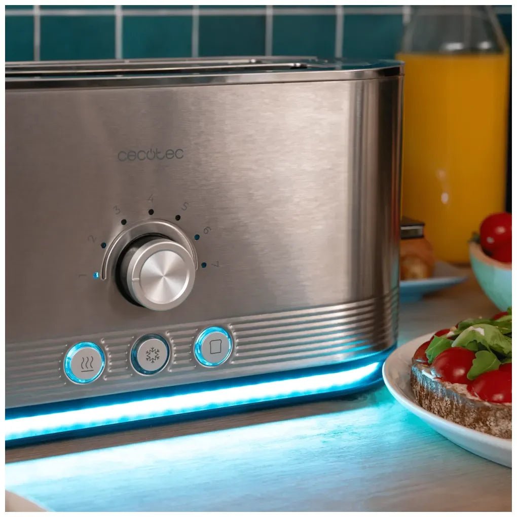 Tostador Shine&Toast: Eficiencia y Estilo con 7 Niveles y Acero Inoxidable de Cecotec 10