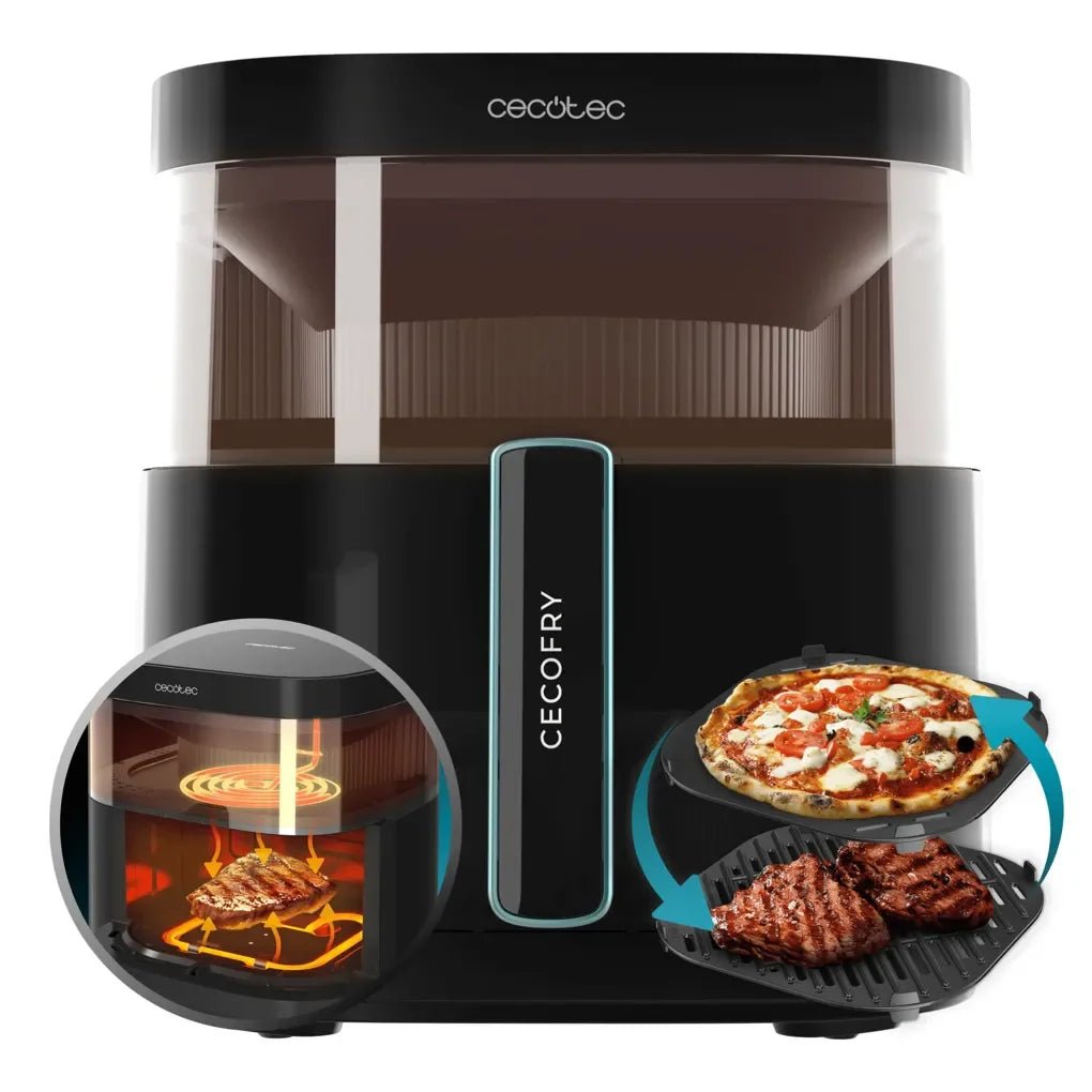 Freidora de Aire 3 en 1 con Doble Resistencia y Capacidad de 6L para Cocción Saludable de Cecotec 4
