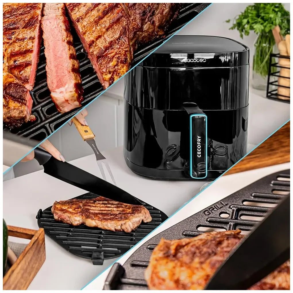 Freidora de Aire 3 en 1 con Doble Resistencia y Capacidad de 6L para Cocción Saludable de Cecotec 8