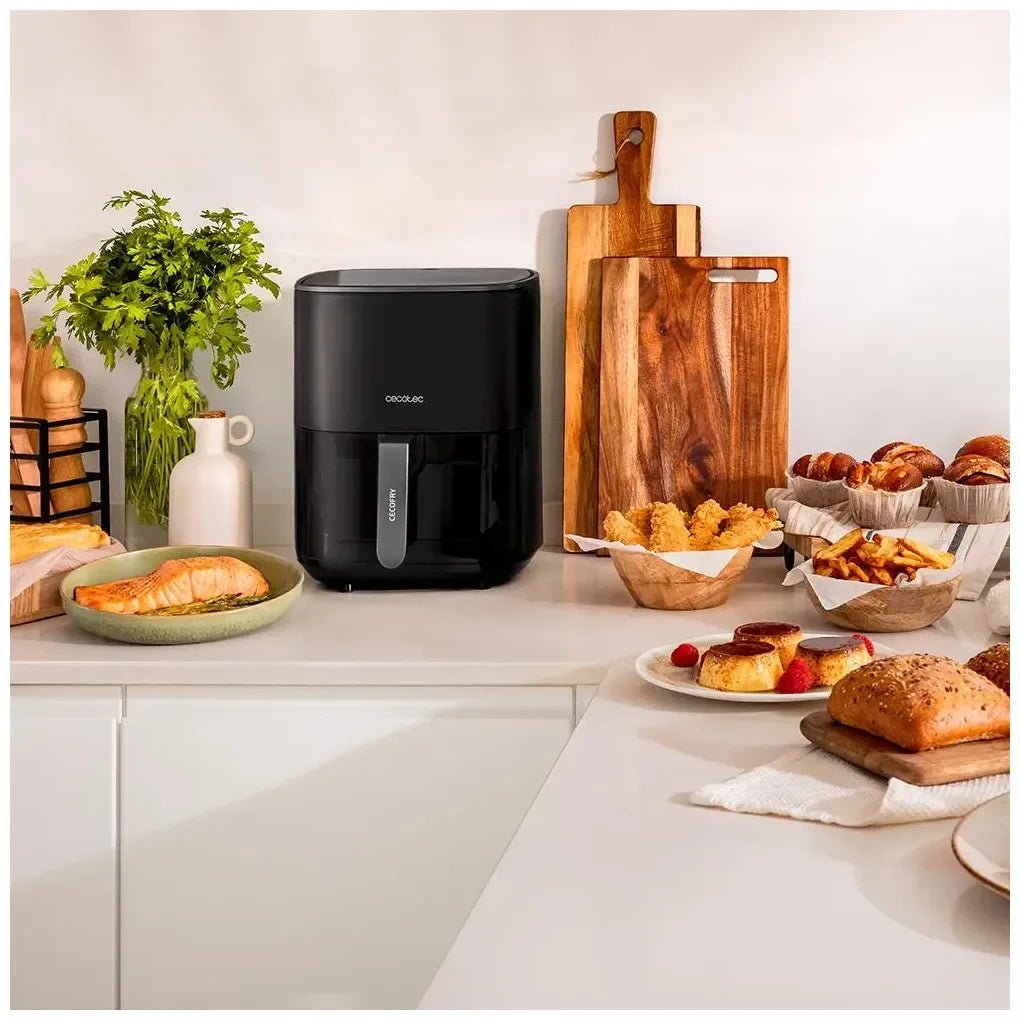 Freidora de Aire 6.5L con Ventana y Accesorios para Cocción Saludable y Rápida de Cecotec 9