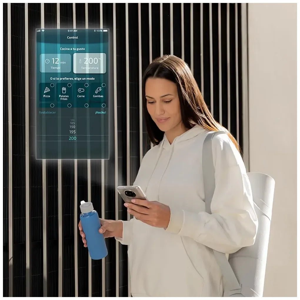 Freidora sin Aceite 5.5L Inoxidable con APP para Cocina Saludable y Moderna de Cecotec 8