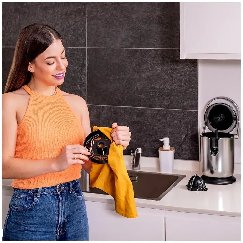 Exprimidor Eléctrico de Brazo 600W para Cítricos con Filtro y Sistema Antigoteo de Cecotec 9