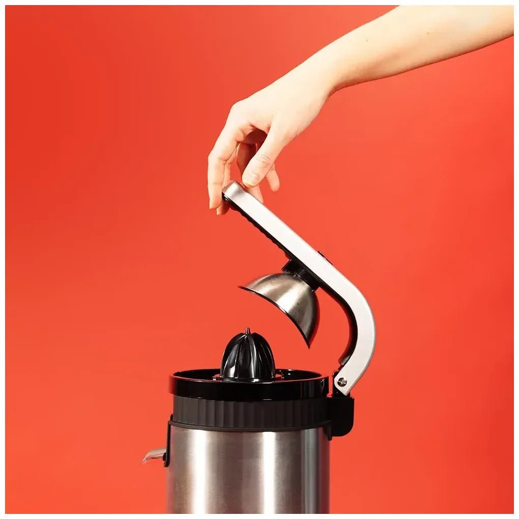 Exprimidor Retro de 600W para Cítricos con Filtro Inoxidable y Sistema Antigoteo de Cecotec 6