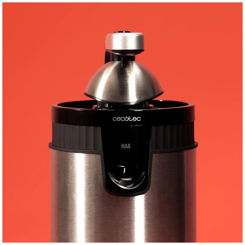Exprimidor Retro de 600W para Cítricos con Filtro Inoxidable y Sistema Antigoteo de Cecotec 7