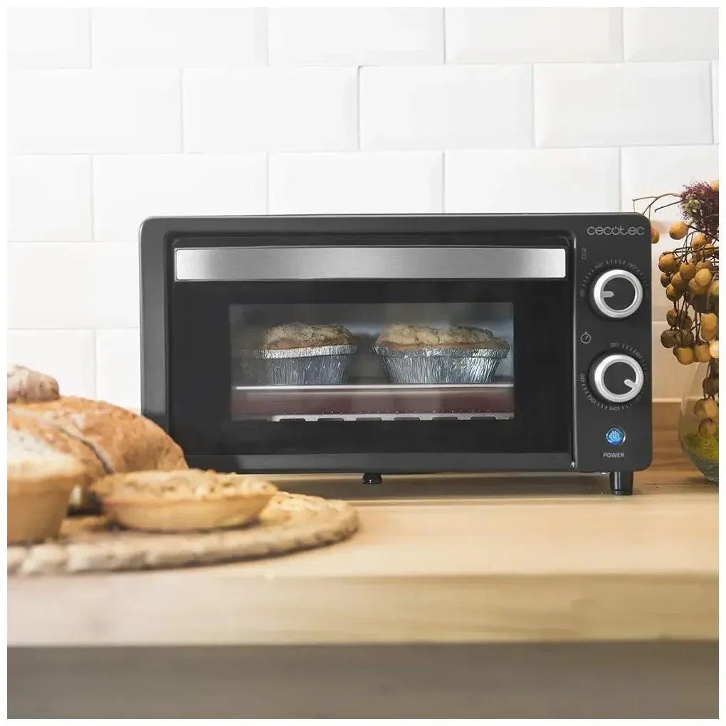 Horno Eléctrico Compacto 10L con Temporizador y Doble Cristal de Cecotec 7