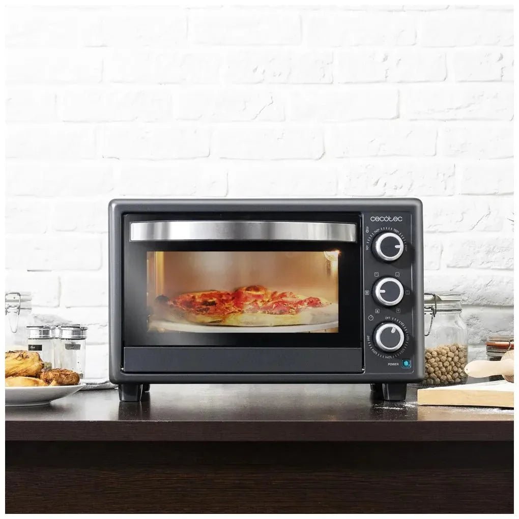 Horno de Convección 26L con Piedra para Pizzas y 6 Funciones Versátiles de Cecotec 11