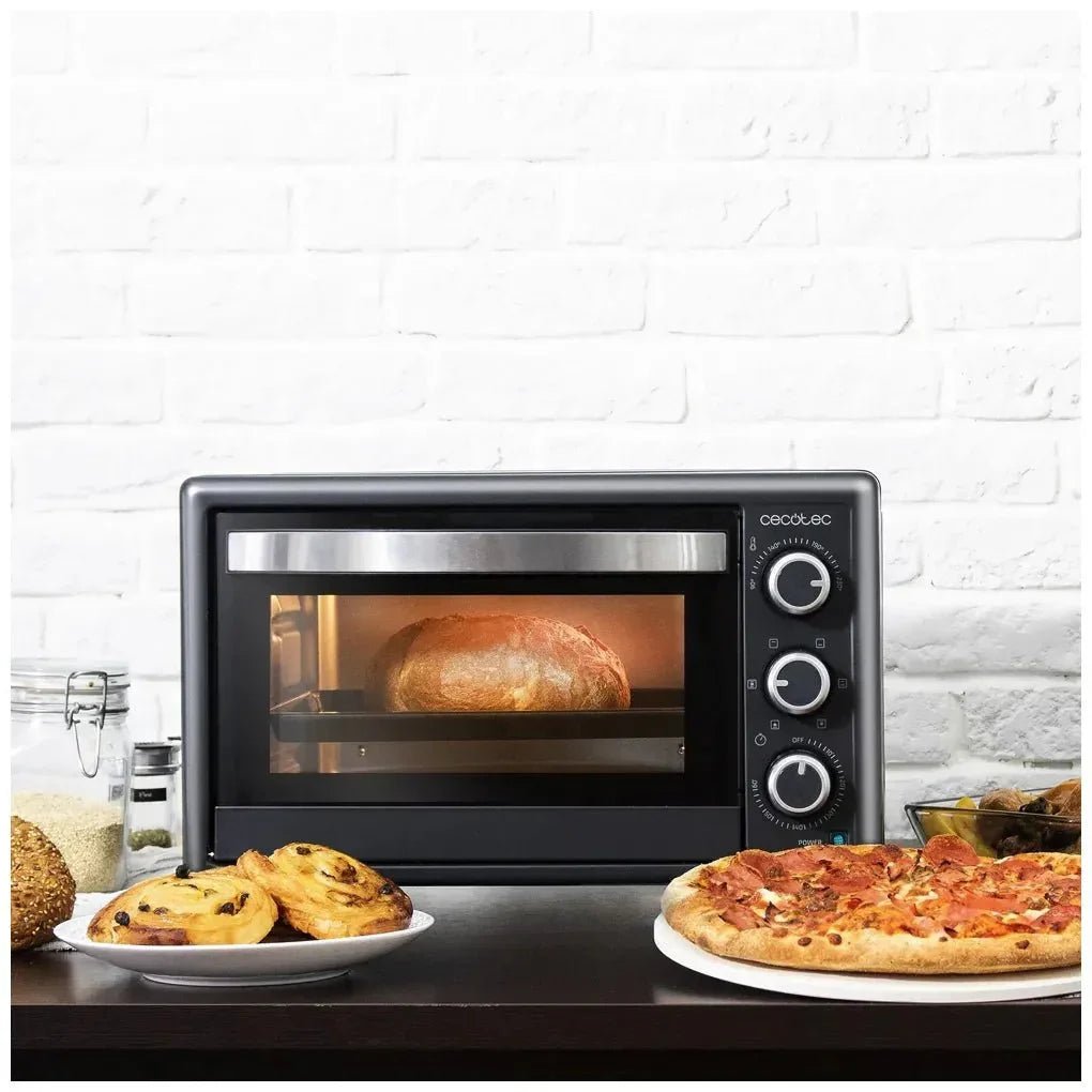 Horno de Convección 26L con Piedra para Pizzas y 6 Funciones Versátiles de Cecotec 6