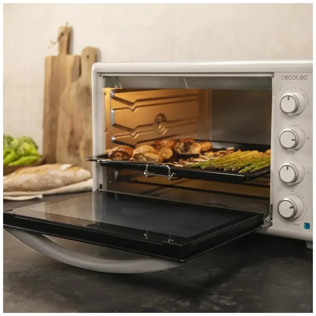 Horno Sobremesa 60L con 12 Funciones, 2200W y Rustidor Giratorio - Bake&Toast 6090 de Cecotec 7