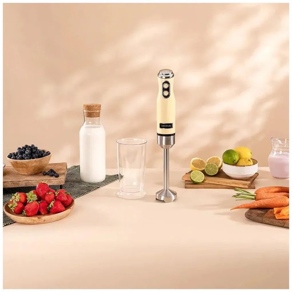 Batidora de Mano Retro 1200W: Potencia, Estilo y Eficiencia en tu Cocina de Cecotec 3