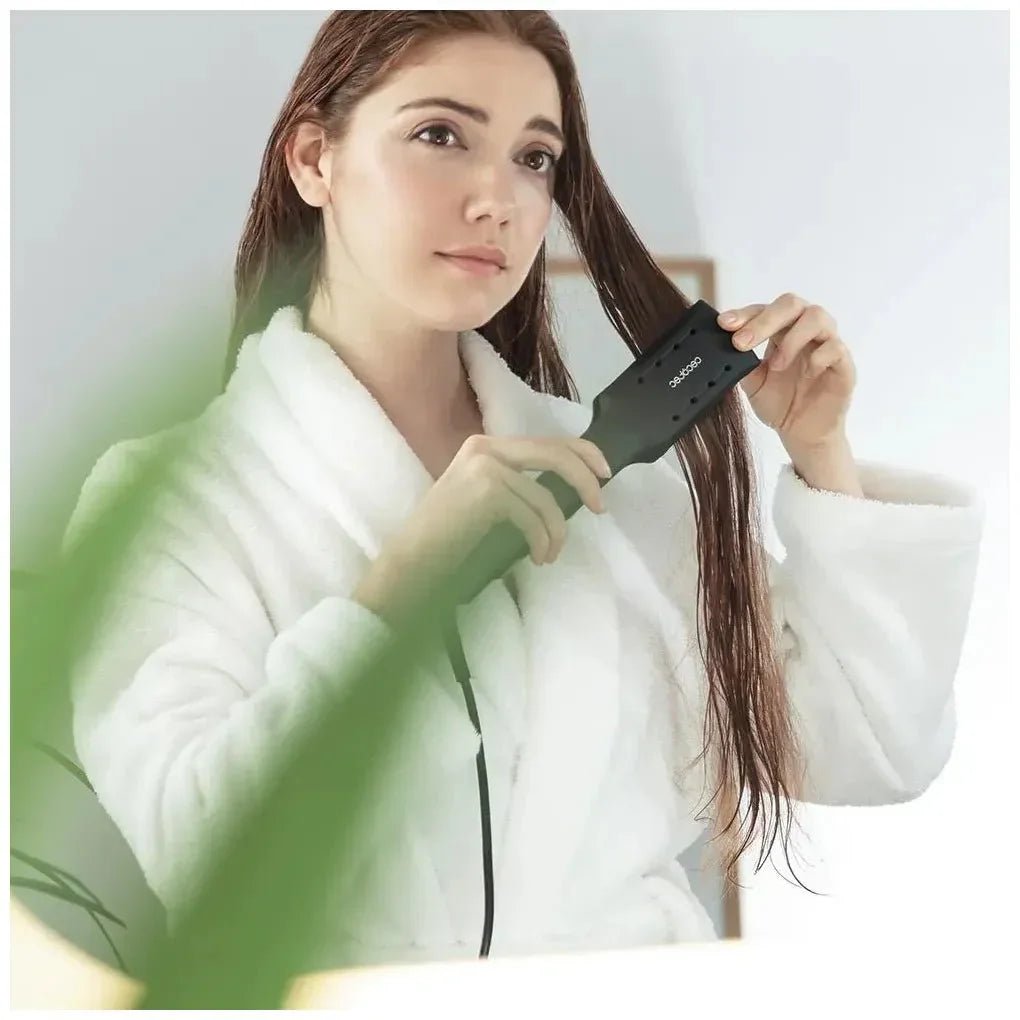 Plancha de Pelo Wet&Dry Max: Alisado Rápido con Queratina y Argán, 210ºC de Cecotec 5