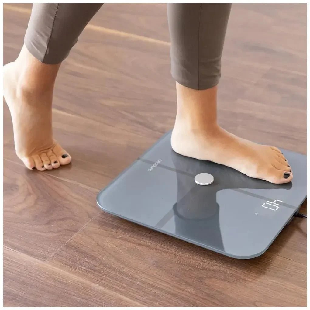 Báscula Inteligente extraplana con Bioimpedancia y Bluetooth en color Dark Grey de Cecotec 7