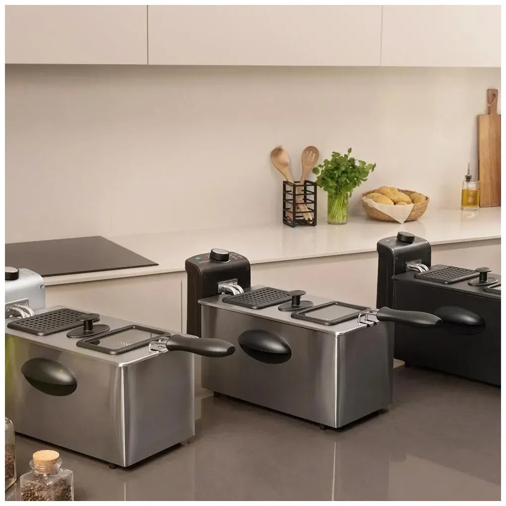 Freidora Eléctrica 2180W CleanFry 3000 Black: Eficiencia y Estilo en tu Cocina de Cecotec 11