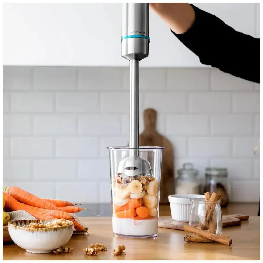Batidora de Mano 1200W con Cuchillas de Titanio y Accesorios Completos de Cecotec 4