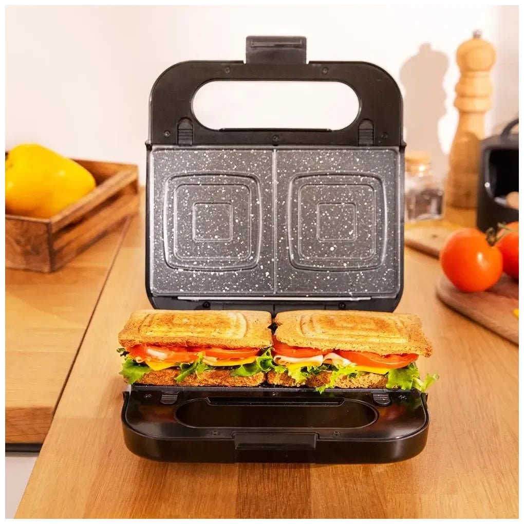 Sandwichera 4 en 1 Rock'nToast: Potencia, Versatilidad y Diseño en Acero Inoxidable de Cecotec 5