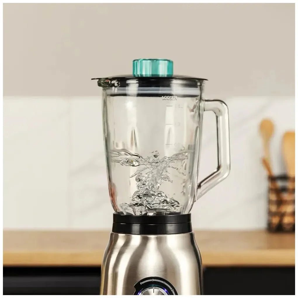Batidora de Vaso 1800W con Cuchillas de Titanio y Jarra de Vidrio 1.5L de Cecotec 8