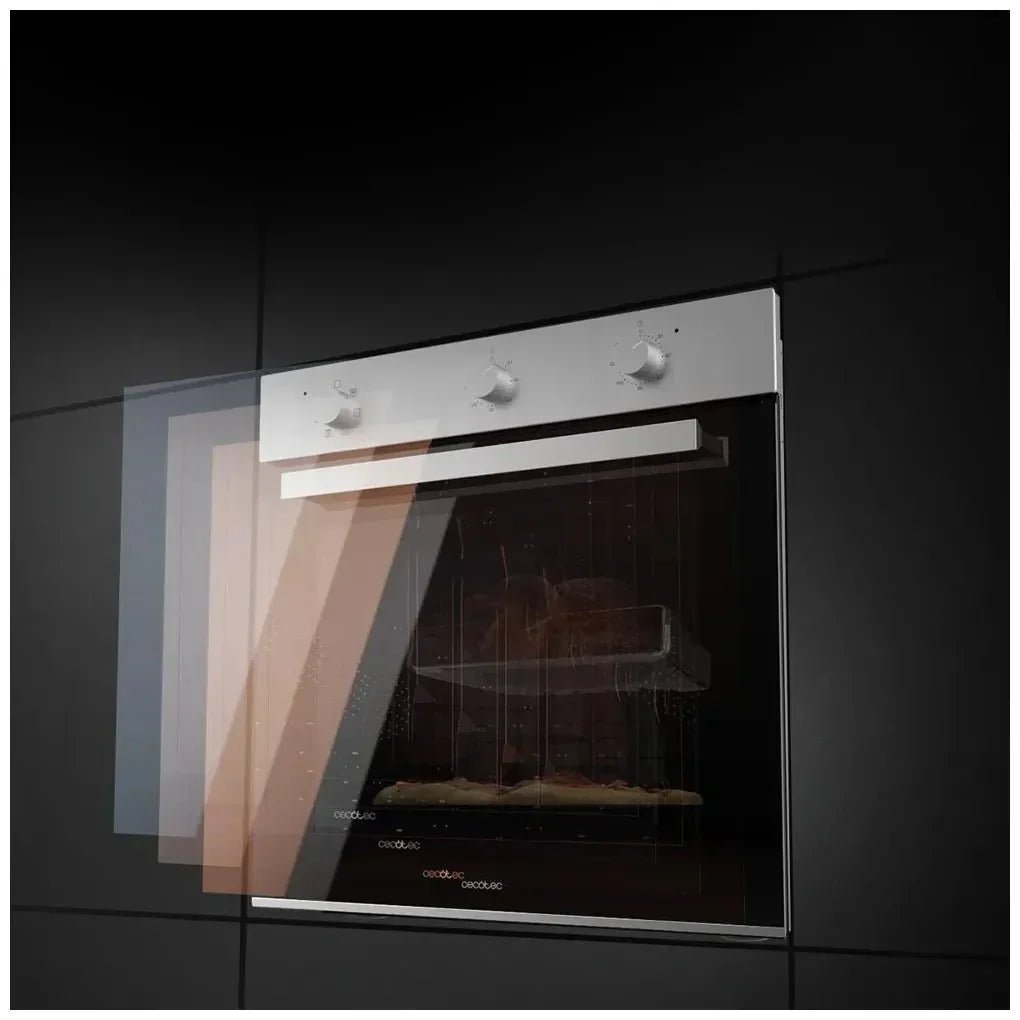 Horno Multifunción Integrable 70L con Vapor y Ahorro Energético Clase A de Cecotec 12