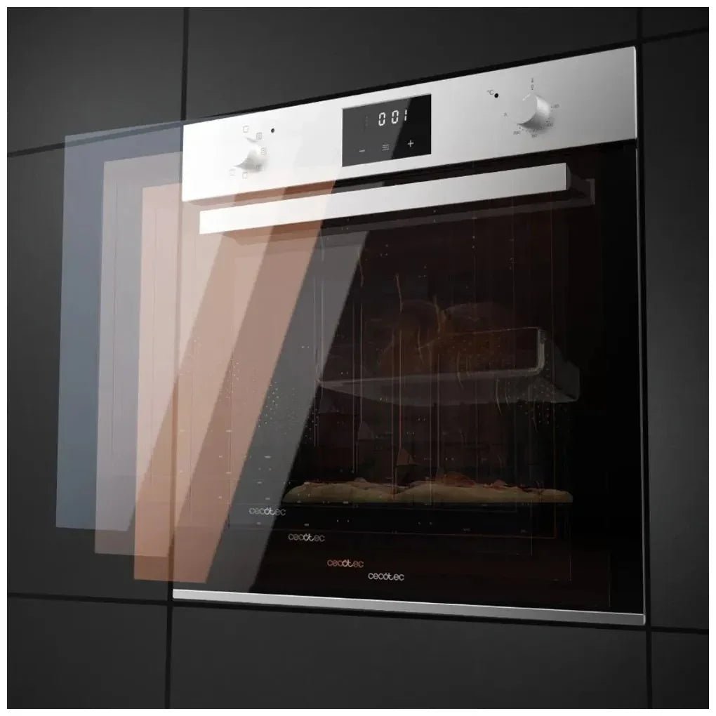 Horno Integrable Multifunción 70L con Vapor y Ahorro Energético Clase A de Cecotec 12
