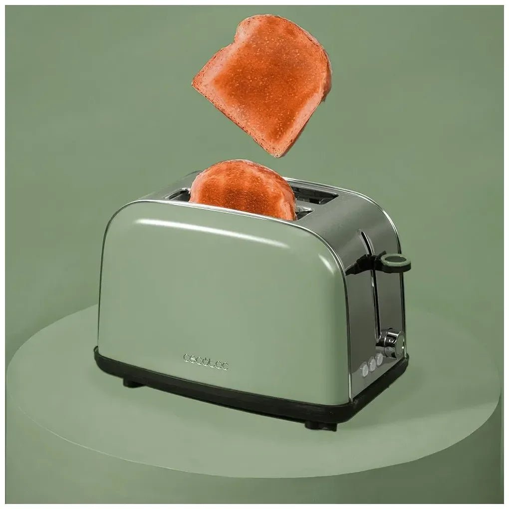 Tostador Vertical de Acero 850W: Eficiencia y Estilo para Desayunos Perfectos de Cecotec 4