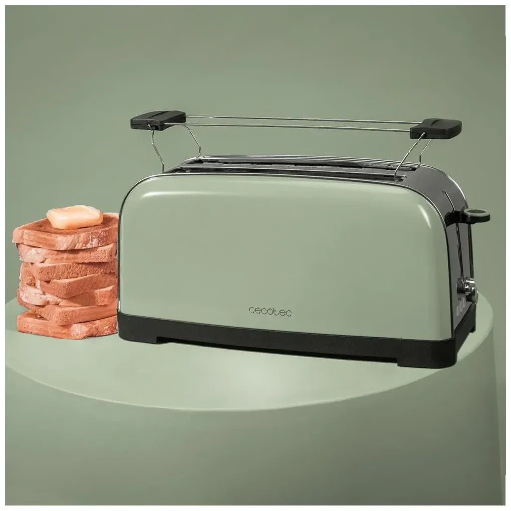 Tostadora de Acero Inoxidable de 1500W con Doble Ranura y Funciones Mejoradas de Cecotec 5