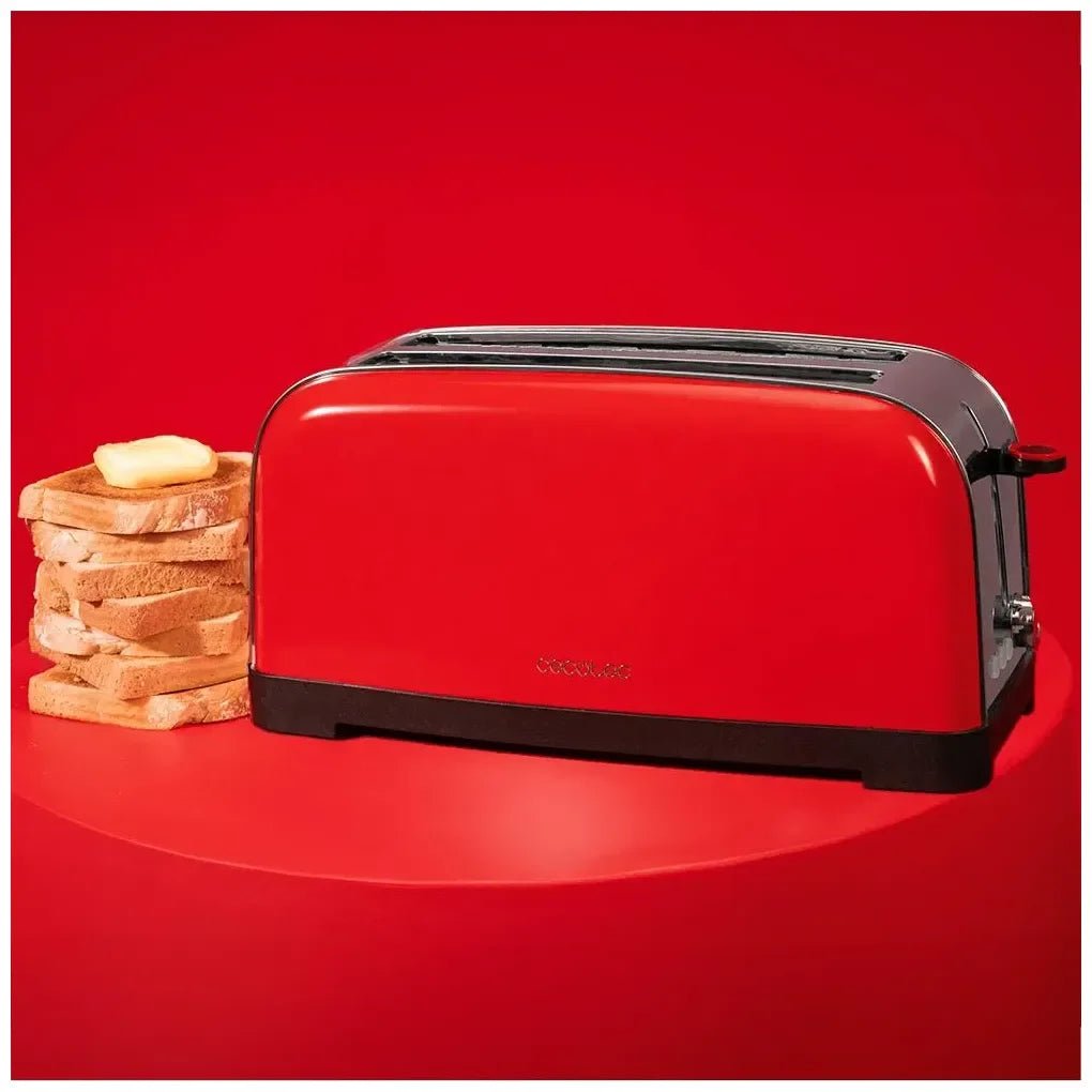Tostador de Acero Inoxidable 1500W con Doble Ranura Larga y Funciones Avanzadas de Cecotec 5