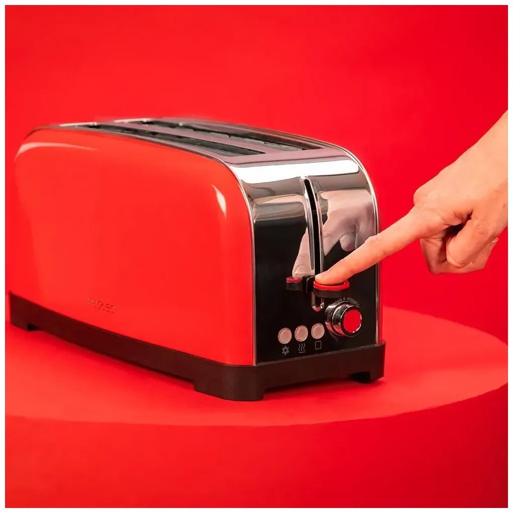 Tostador de Acero Inoxidable 1500W con Doble Ranura Larga y Funciones Avanzadas de Cecotec 6