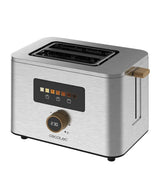 Touch&Toast Toaster: Stainless Steel, 950W, Wide Slots, and Touch Control from Cecotec