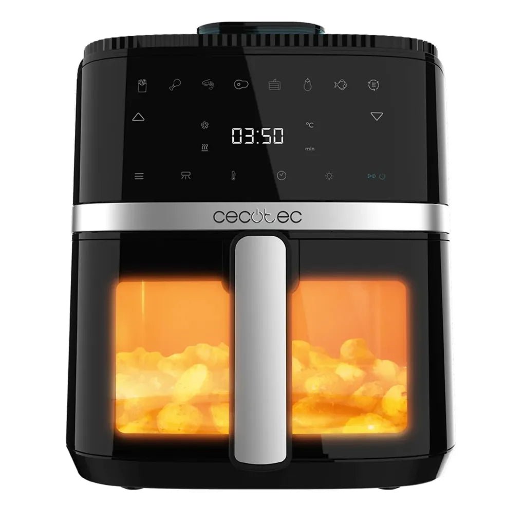 Freidora de Aire 5L con Spray de Agua y Tecnología Healthy Crispy, 1500W de Cecotec 11