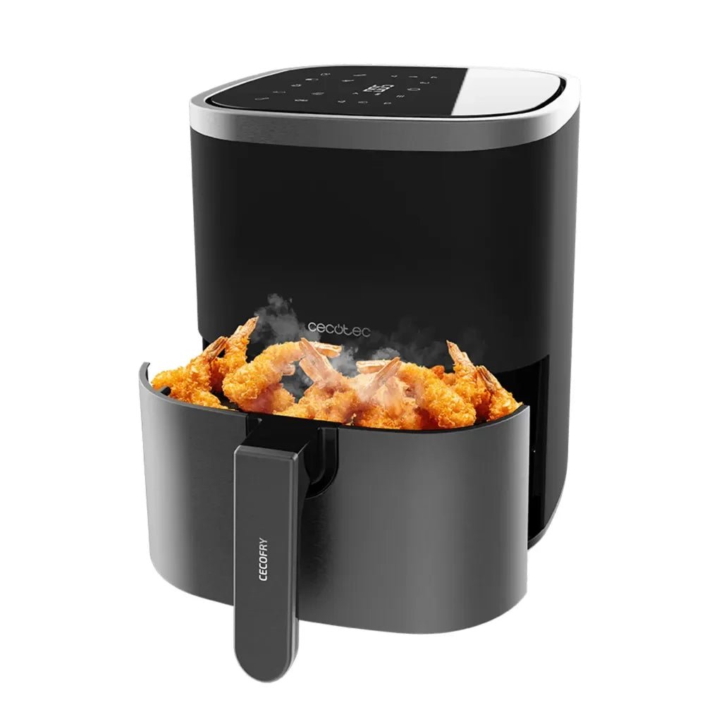 Freidora de Aire Inoxidable 4L: Cocina Saludable y Rápida con 1400W de Cecotec 3