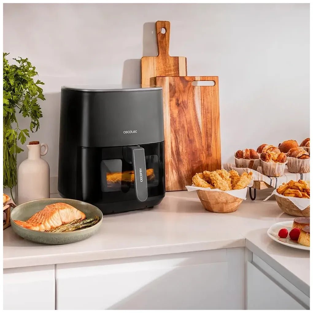 Freidora de Aire 5.5L con Ventana y Tecnología PerfectCook para Cocción Saludable de Cecotec 8