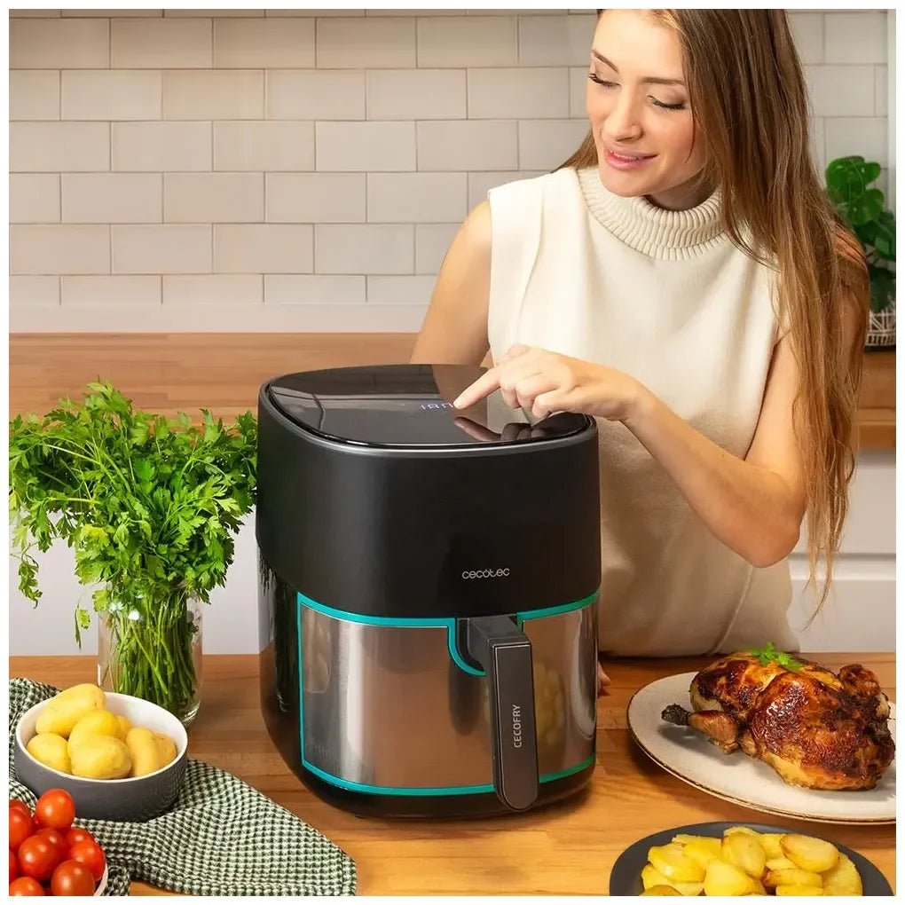 Freidora de Aire Inoxidable 6.5L: Cocina Saludable y Rápida con 1700W de Cecotec 8