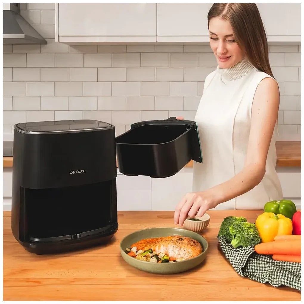 Freidora Dietética 5.5L con Tecnología PerfectCook y 9 Menús Preconfigurados de Cecotec 6