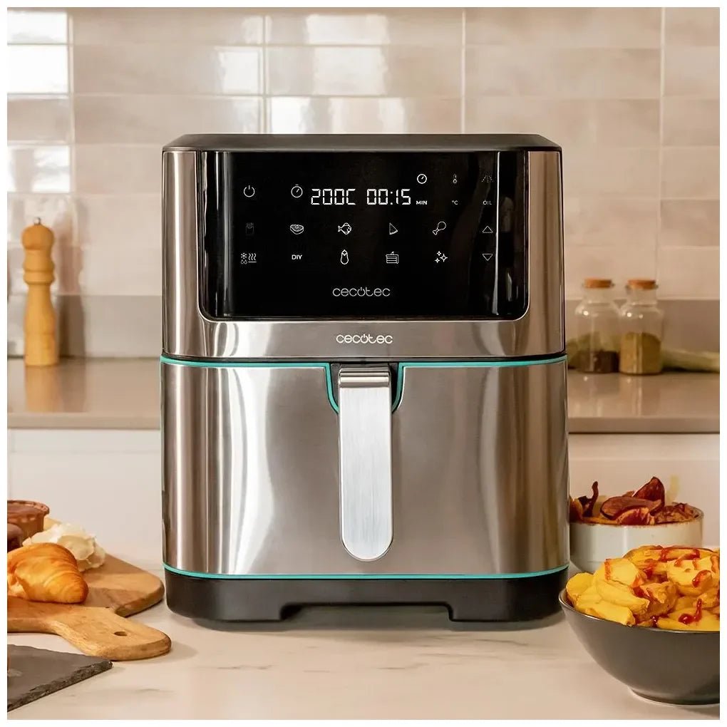Freidora de aire 8L con tecnología PerfectCook y potencia de 1800W para cocina saludable de Cecotec 8