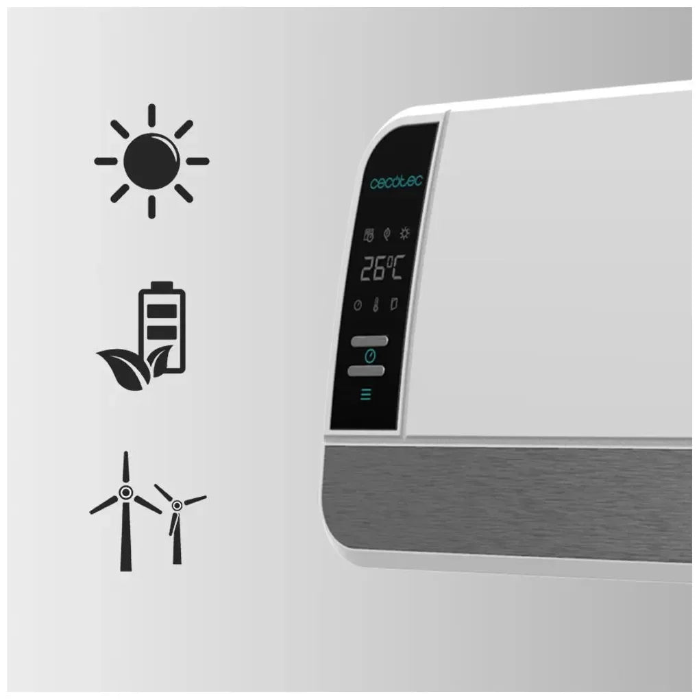 Calefactor Cerámico de Baño 2000W con Mando, LED y Protección IPX2 de Cecotec 5