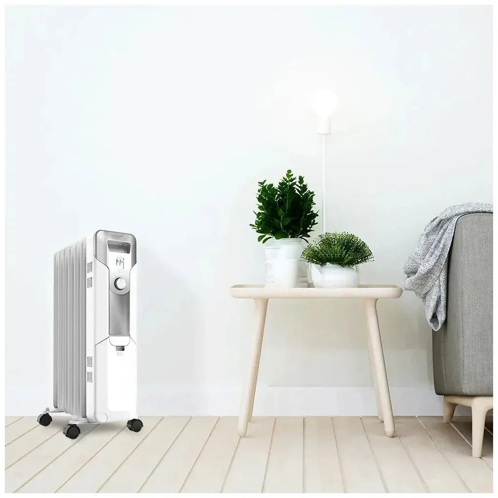 Radiador de Aceite 1500W con Termostato y Seguridad para Espacios de 15 m² de Cecotec 5