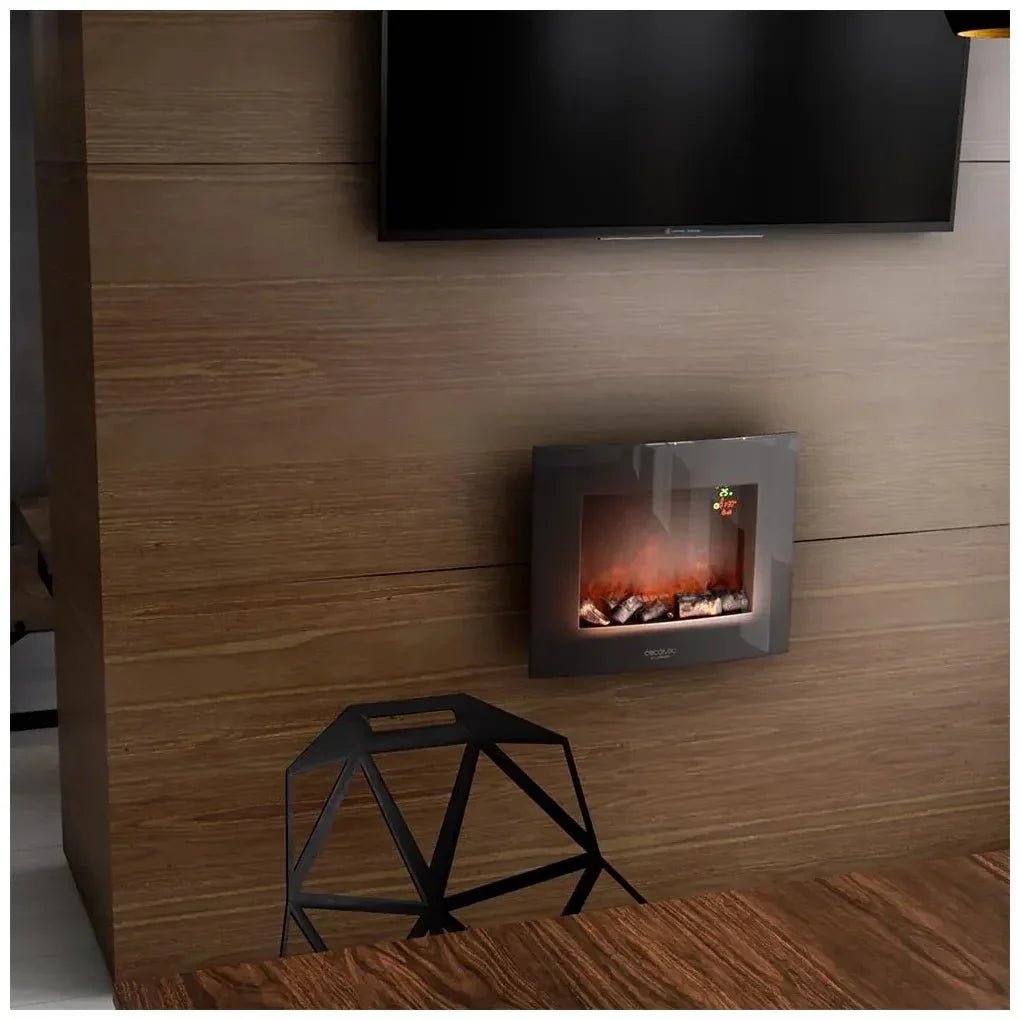 Chimenea Eléctrica Curva Cecotec ReadyWarm 2600 Curved Flames – 26 pulgadas de Cecotec 5