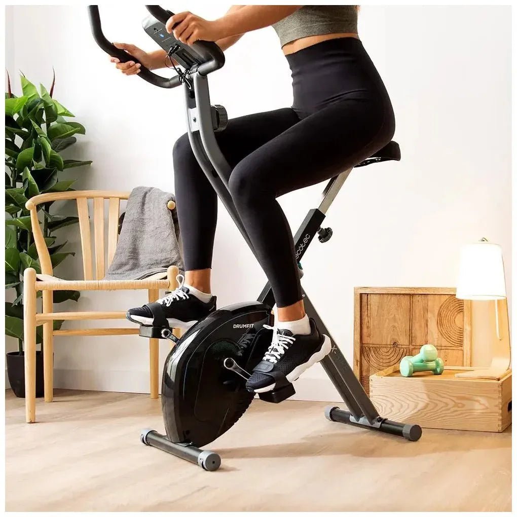 Bicicleta Estática Plegable con LCD y Resistencia Magnética para Entrenamiento en Casa de Cecotec 8