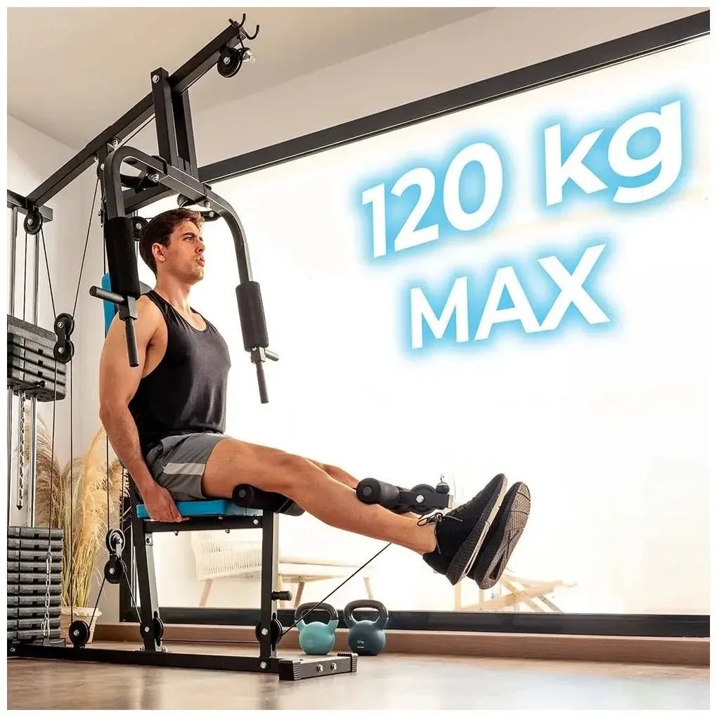 Estación de entrenamiento multifuncional DrumFit HomeGym 1000 para Full body Workout de Cecotec 6
