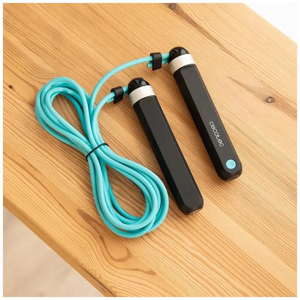 Cuerda de saltar Inteligente DrumFit SmartComba 3000 ajustable 2 en 1 con conexión a APP Pantalla de Cecotec 6