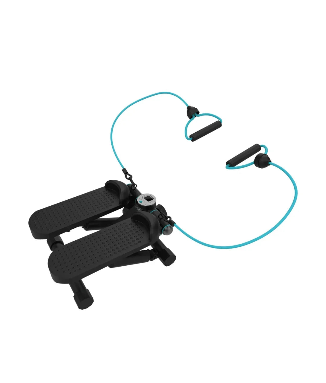 Bandas elásticas Stepper DrumFit StepTrain 1000 con Pantalla LCD resistencia ajustable y Pedales de Cecotec