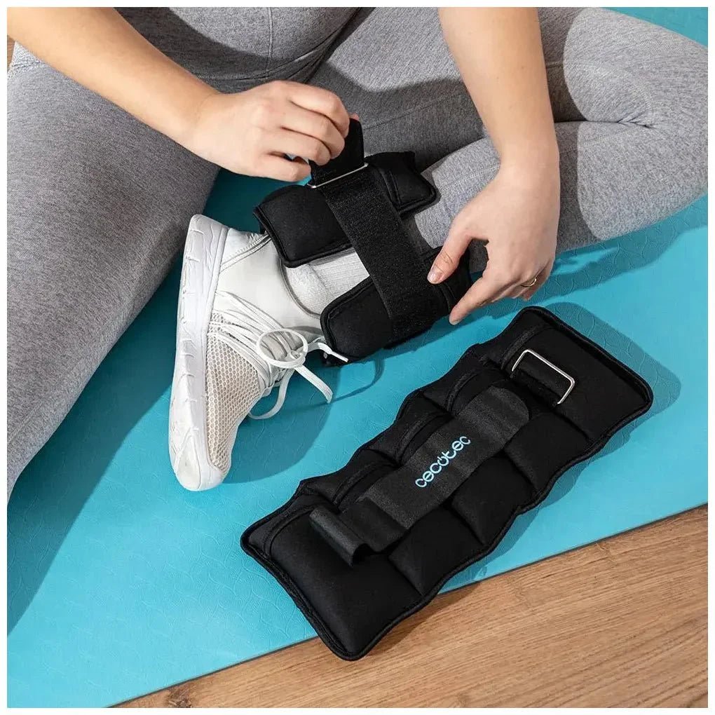 Pesas ajustables DrumFit AnkleBell 2500 Neo intensifica tu entrenamiento de Cecotec 3