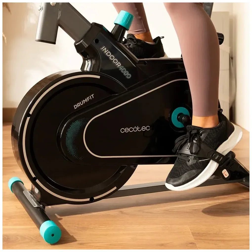 Bicicleta Estática Indoor DrumFit 4000 con resistencia magnética MagnetSystem volante de inercia de Cecotec 5