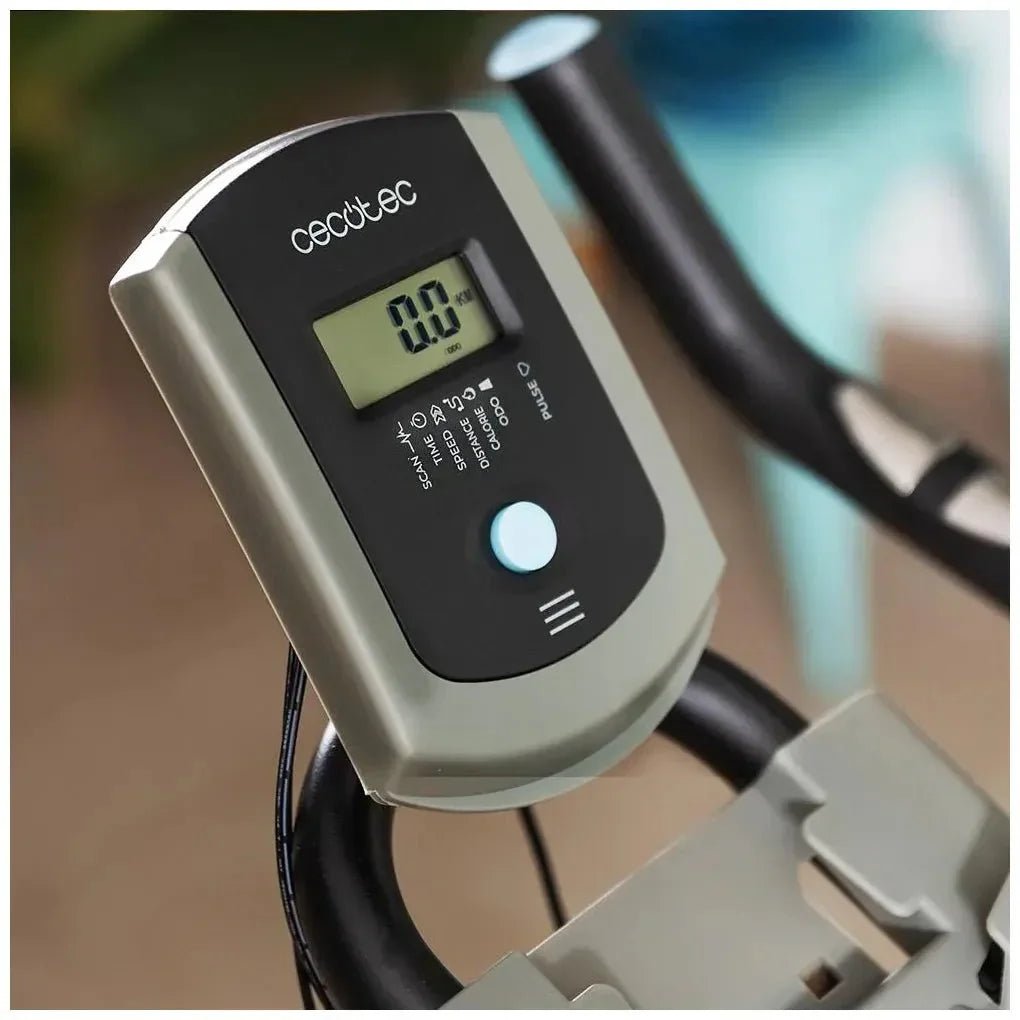 Bicicleta Estática DrumFit 10000 Race con volante de inercia de 10 kg Pantalla LCD y resistencia de Cecotec 5