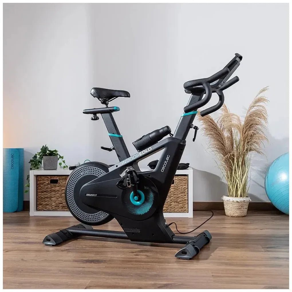 Bicicleta Estática DrumFit Eolo con resistencia combinada de aire y magnética Conectividad APP de Cecotec 11