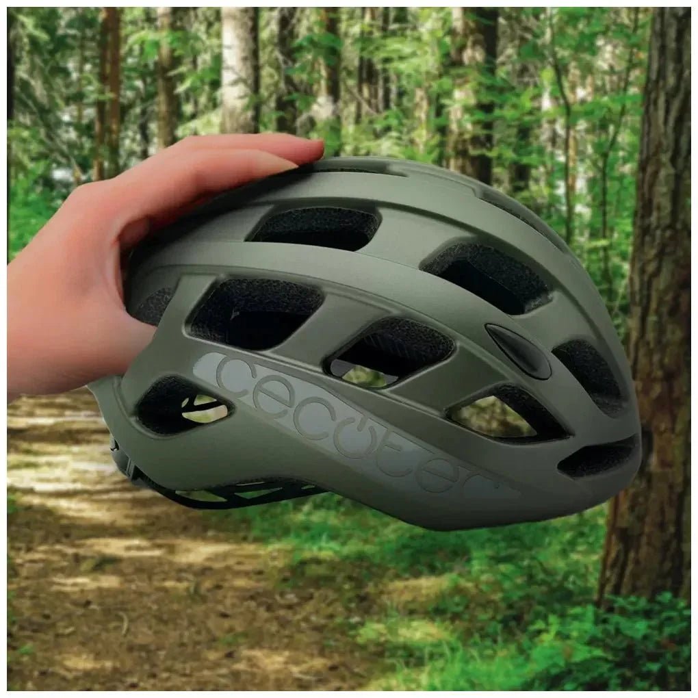 Casco de Montaña verde S m ligero seguro y ajustable para bicicletas y patinetes de Cecotec 9