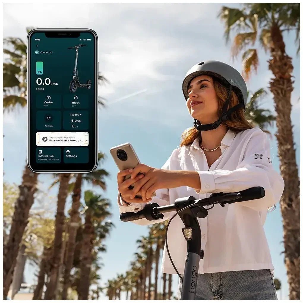 Patinete Eléctrico Bongo D20 xl potencia seguridad y conexión APP de Cecotec 9